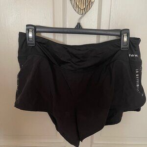 Black HIND Medium workout / running shorts with inside mesh underwear